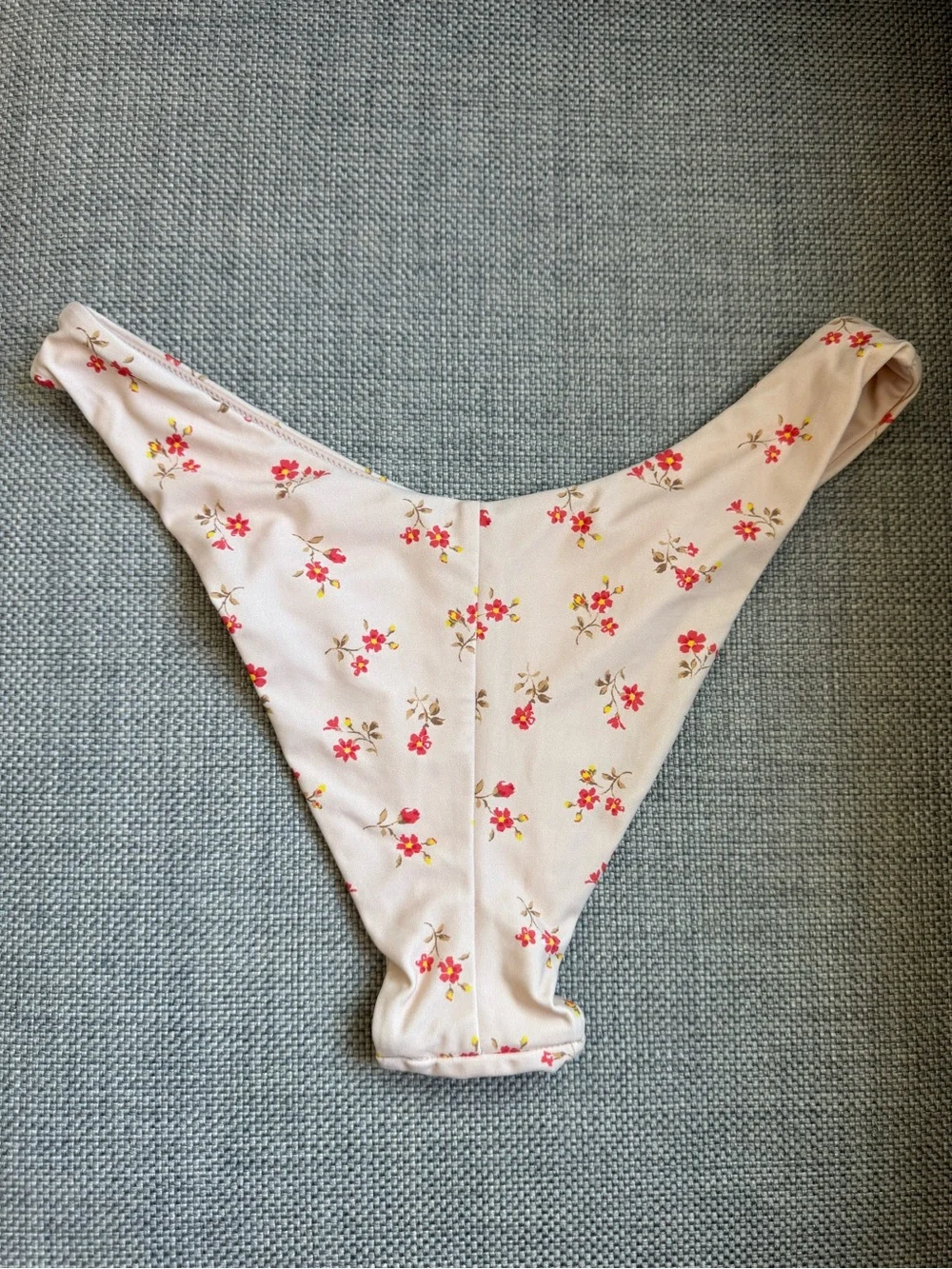 Small Aerie Printed Ruffle Scoop Bikini Two Piece Matching Set Dawn Swimsuit